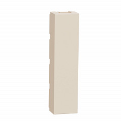 Blind cover plate, New Unica, 0.5 module, beige