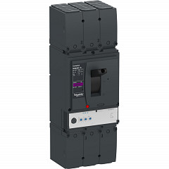 Circuit breaker, ComPacT NSX400K, 36kA/800VAC, 10kA/1000VAC, 3 poles, MicroLogic 2.3 trip unit, 250A