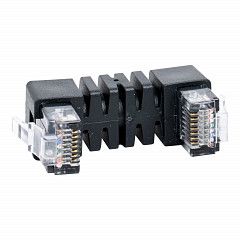 Mostič za vzporedno montažo TeSys T - 2 x RJ45 - 0,04 m