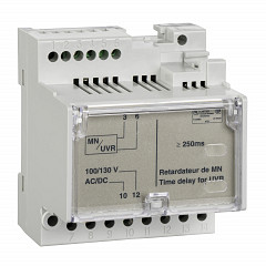 Neprilagodljiv časovnik za zakasnitev podnapetostne tuljave MN - 200/250 V AC/DC