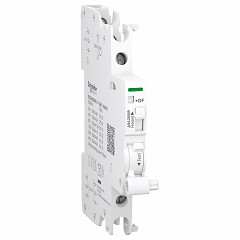 Pomožni kontakt, Acti9 A9A, iOF/SD+OF, 2 C/O, 100mA do 6A, 24VAC do 415VAC, 24VDC do 130VDC, zgornji in spodnji priklj.