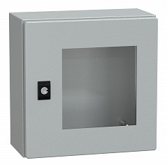 Prosojna vrata PanelSeT CRN brez mont. pl. V300xŠ300xG150 IP66 IK08 RAL7035