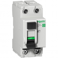 Residual current circuit breaker (RCCB), Multi9 GFP, 2P, 25A, A-SI type, 30mA