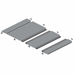 PanelSeT SF plošča kab. uvodnice z 2 vh. - pritr. s sponkami - 1000 x 600 mm