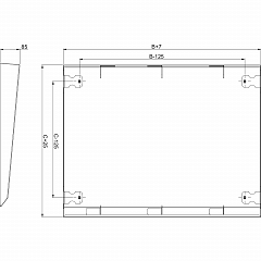 Streha PanelSeT SF/SM - 1200 x 400 mm