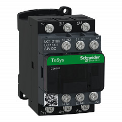 TeSys D kontaktor S207 - 3P (3NO) AC-3 18A - 440V - Kotev 24V DC