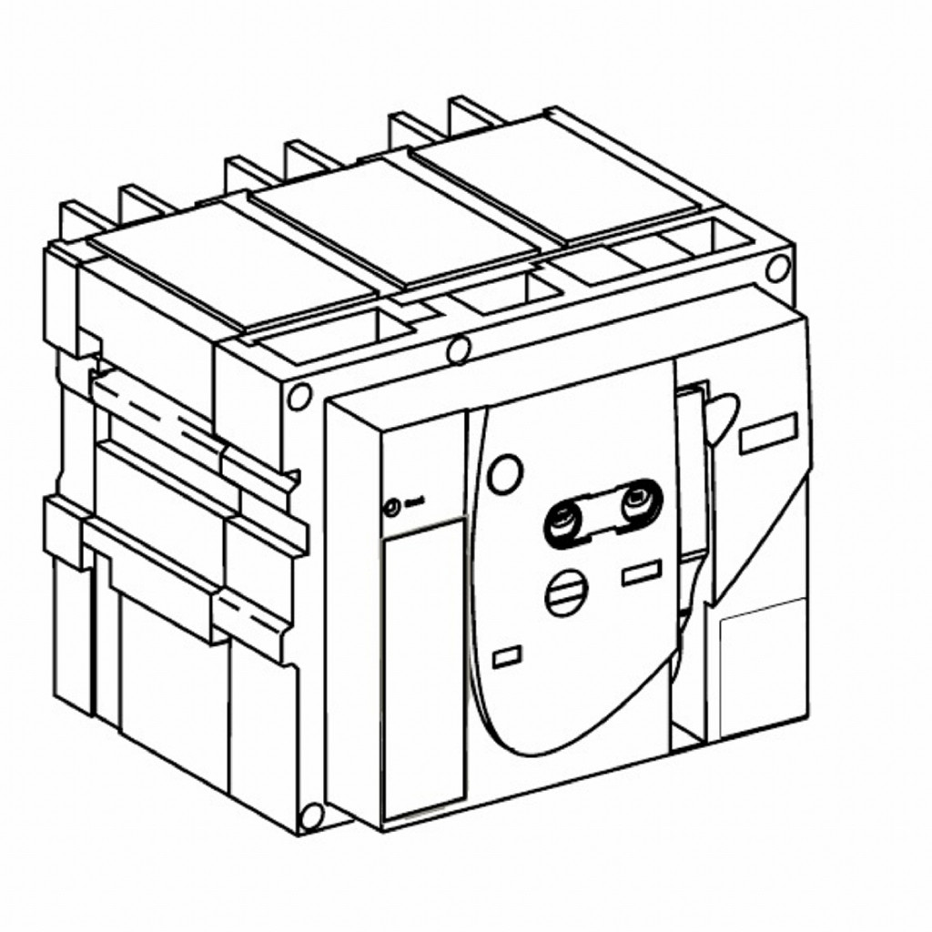 AD:EasyPact MVS 3200A HA 3P ločil. stikalo izvleč.