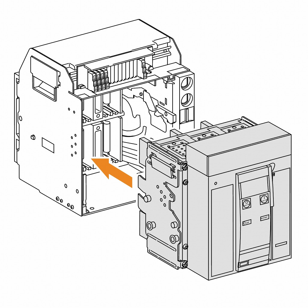 AD:Ločilno stikalo Masterpact NT08HA - 800 A - 4P - izvlačljiv