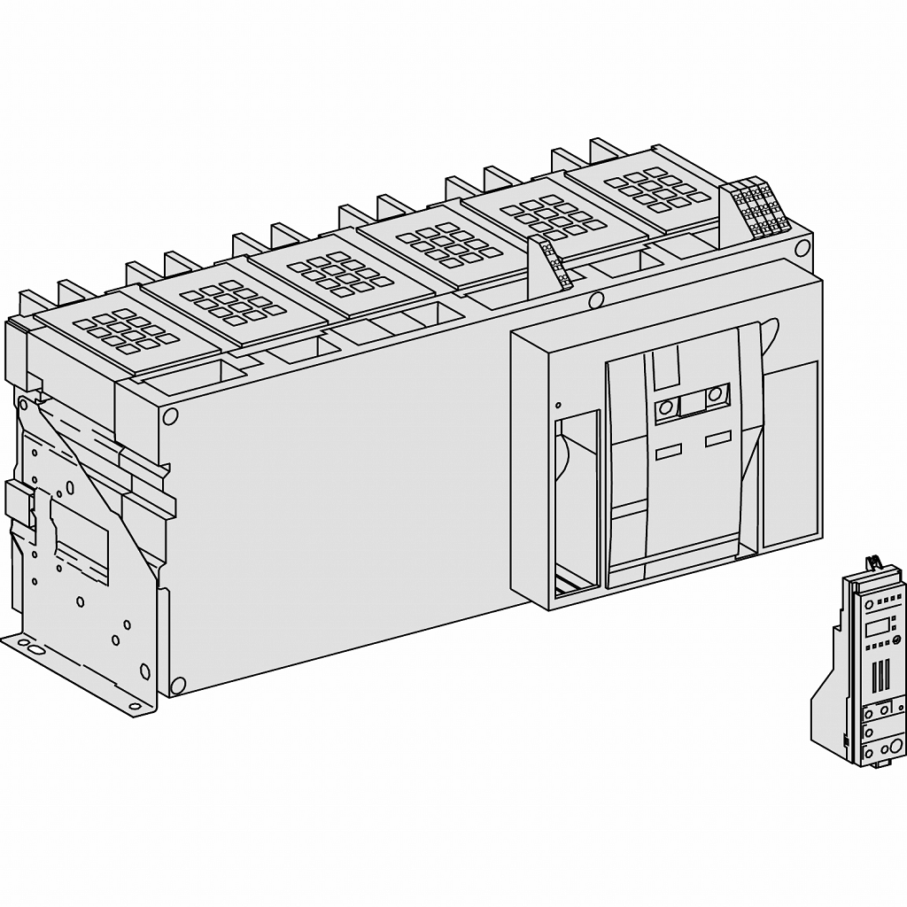 AD:Odklopnik Masterpact NW63H1 - 6300 A - 4 polni - fiksen - brez zašč. enote