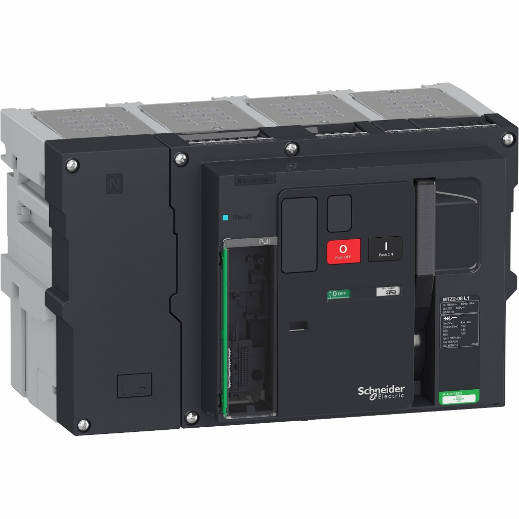 AD:Odklopnik  MTZ2 08L1 - 800 A - 4P, izvlačljiv - brez Micrologic