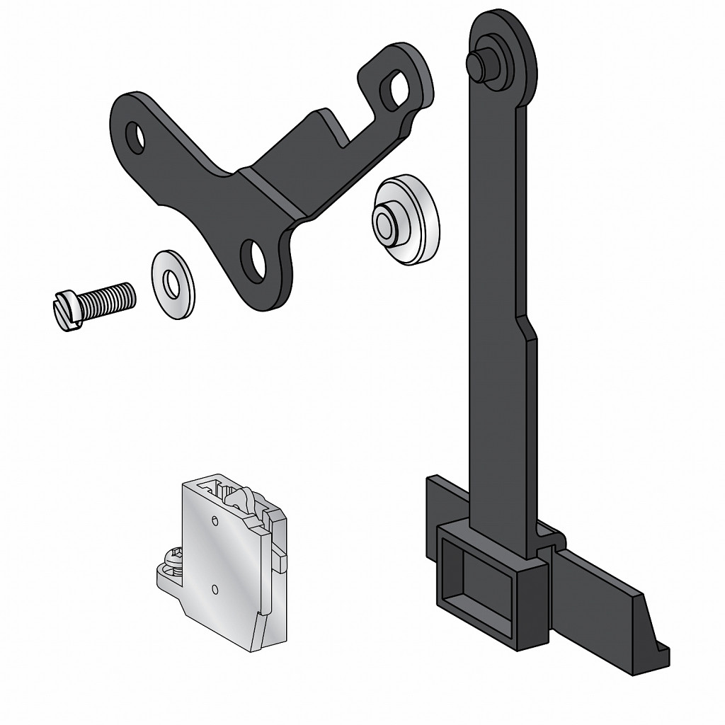 AD:Racking interlock between crank and OFF pushbutton - for MTZ2/MTZ3