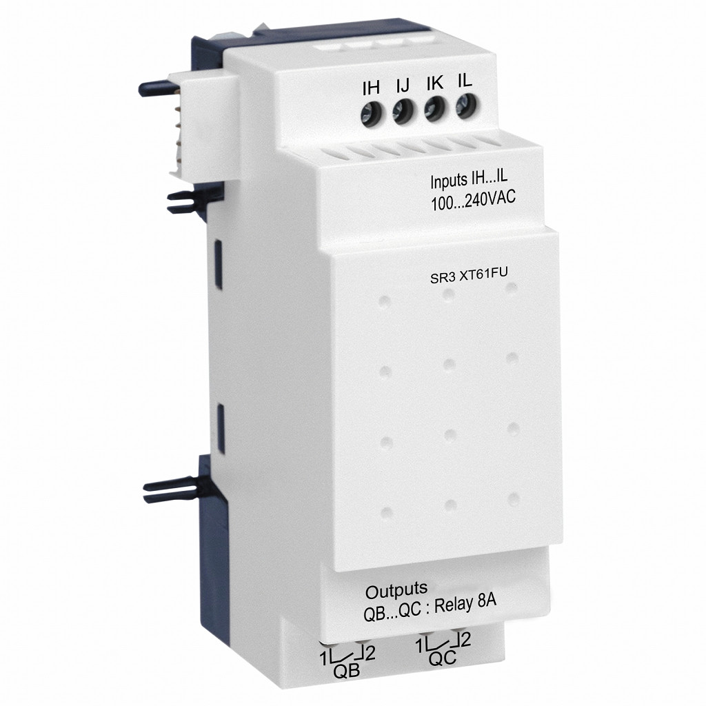 Diskretni I/O razširitveni modul - 6 I O - 100 do 240 V AC - za Zelio Logic