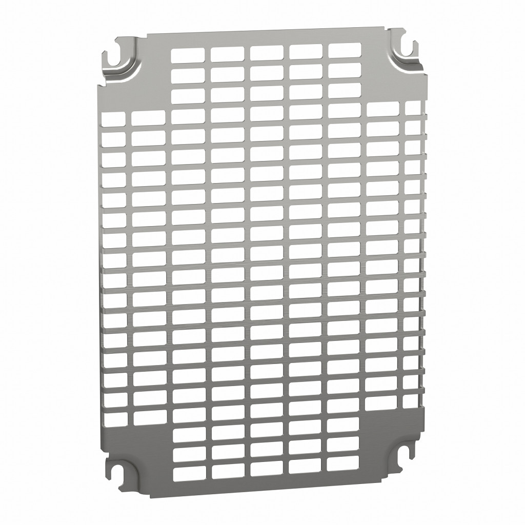 Enobločne perforirane pl., V 400 x Š 300 mm z univerzalnimi odpr. 11 x 26 mm