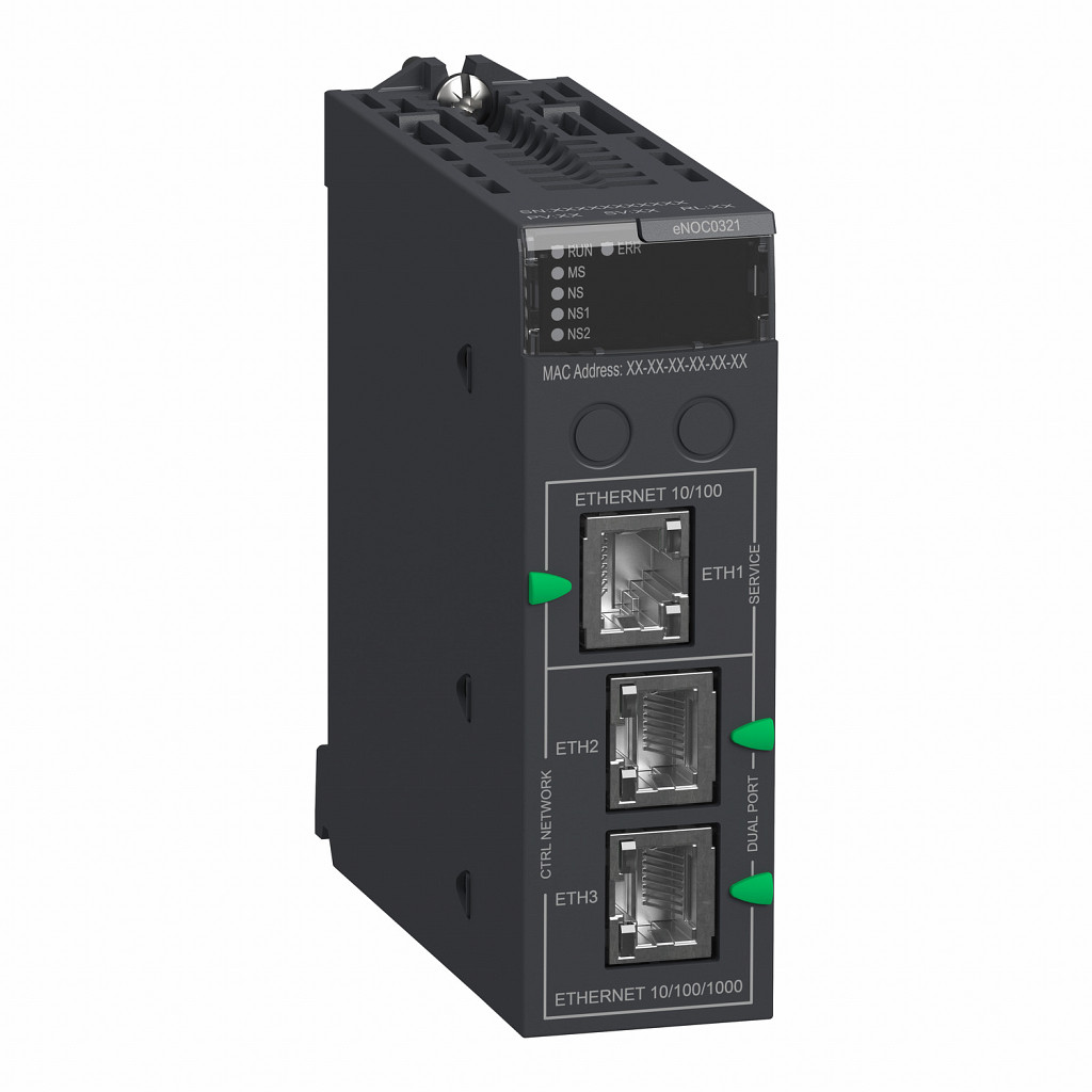 Ethernet modul M580 - 3 podomrežja - IP posredovanje