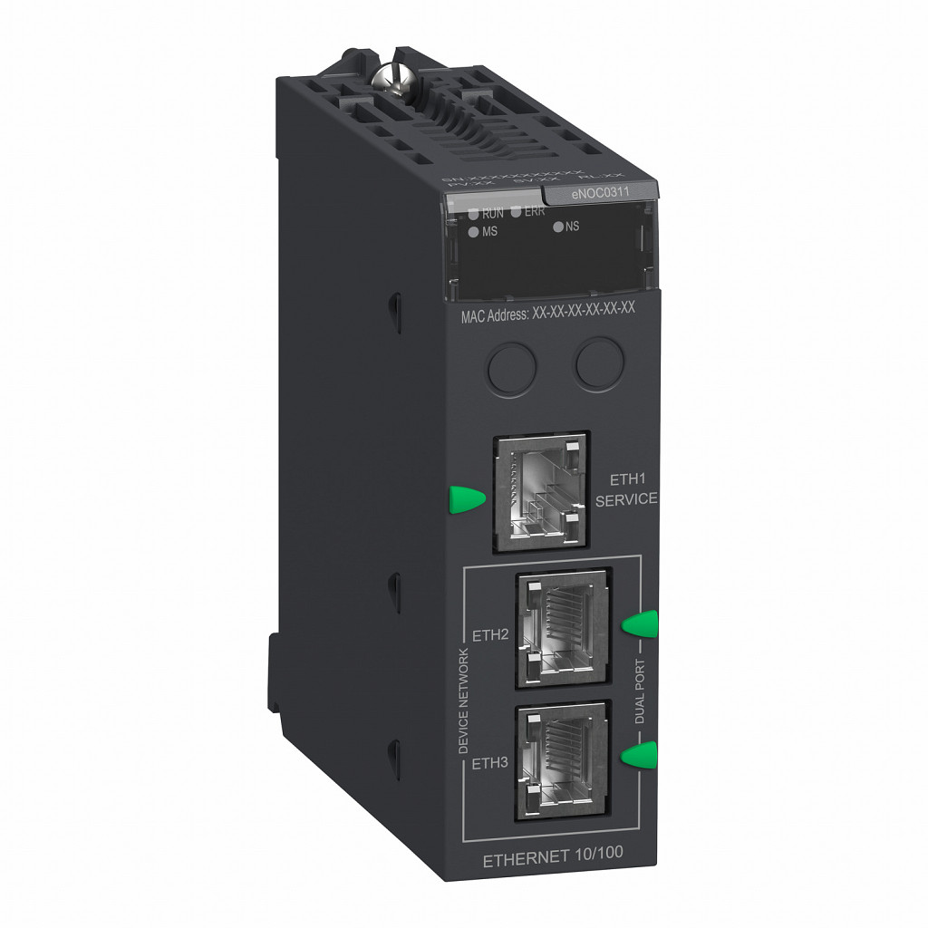 Ethernet modul M580 - Ethernet komunikacija s 3 vhodi FactoryCast