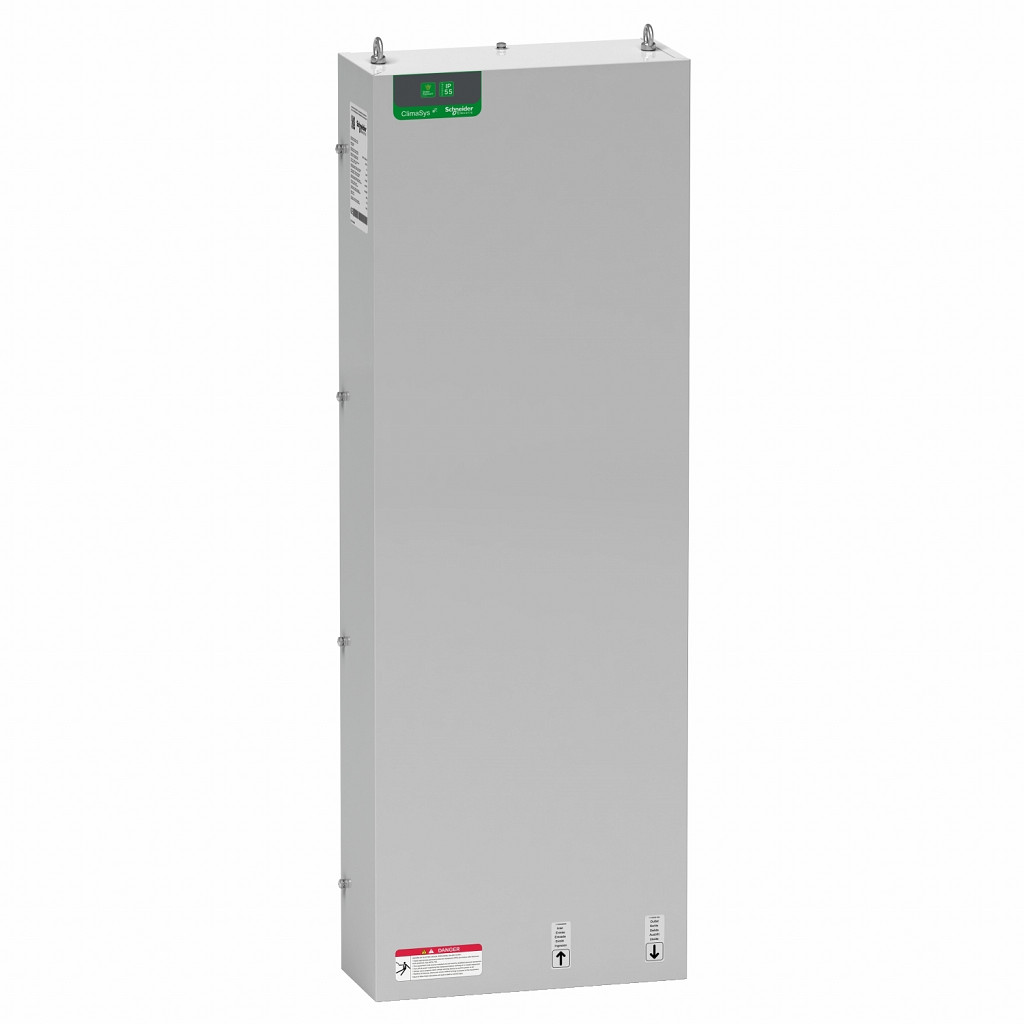 Izmenjevalec voda-zrak ClimaSys 3500 W ob strani omare