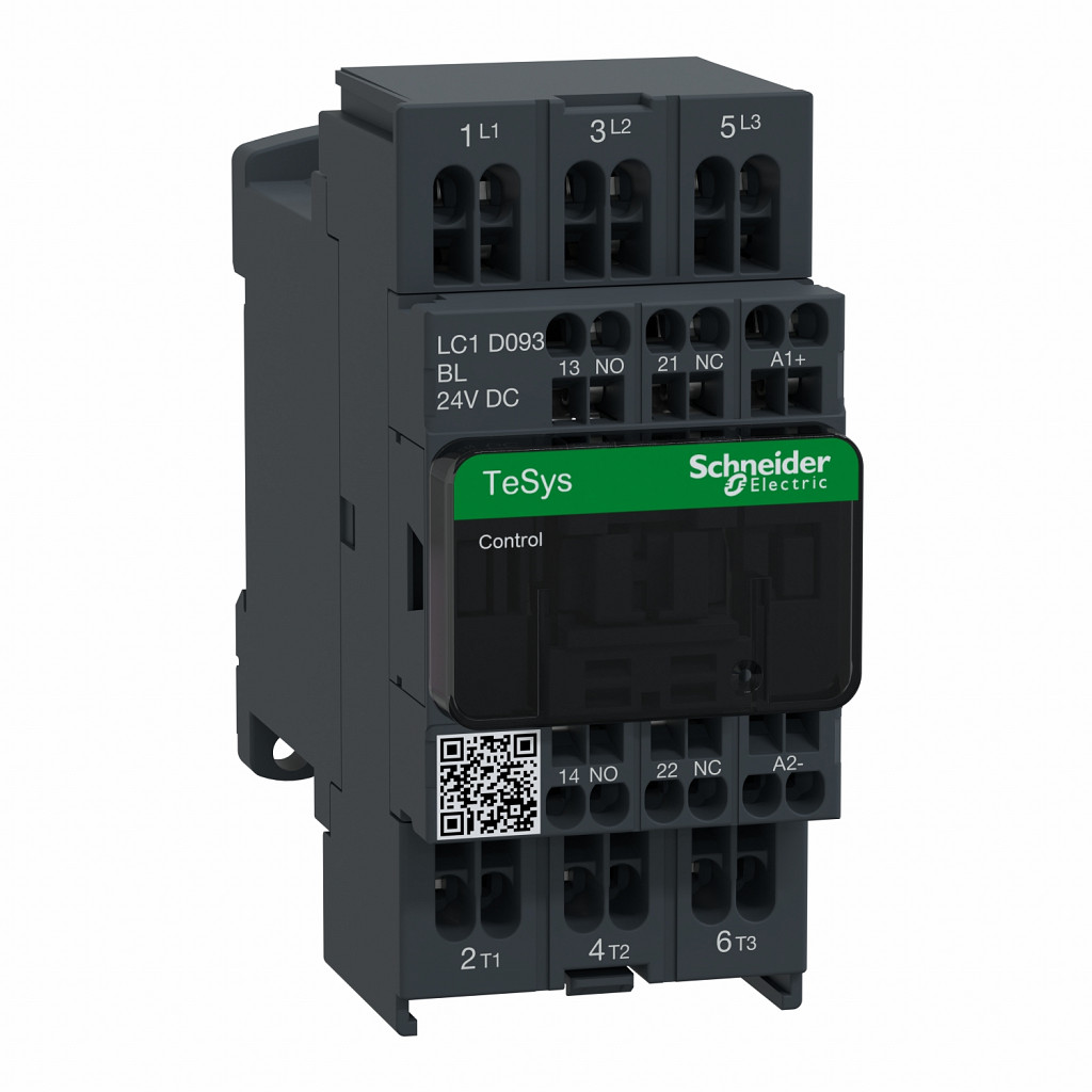 Kontaktor TeSys D - 3P (3 NO) - AC-3 - 440 V 9 A - tuljava 24 V DC