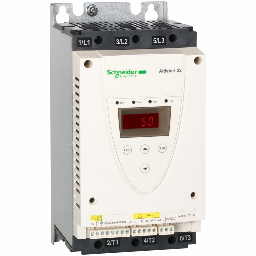 Mehki zagon - ATS22 - nad. 220 V - nap. 230 V (7,5 kW)/400 do 440 V (15 kW)