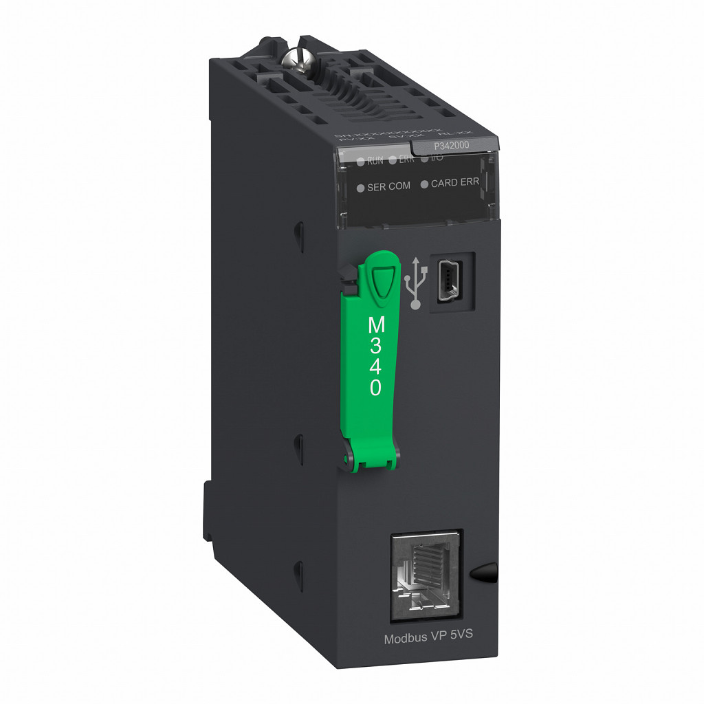 Modul procesorja M340 - maks. 1024 diskreten + 256 analogni I/O - Modbus