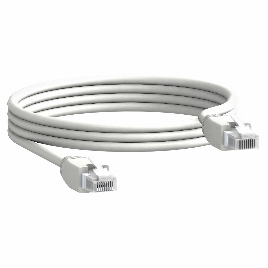 Mrežni kabel - 2 x RJ45 moški D = 0,3 m - 10 v kompletu