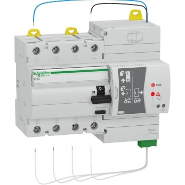 RCCB s prekinjevalcem – RED – 4 poli – 25 A – razred A – 30 mA