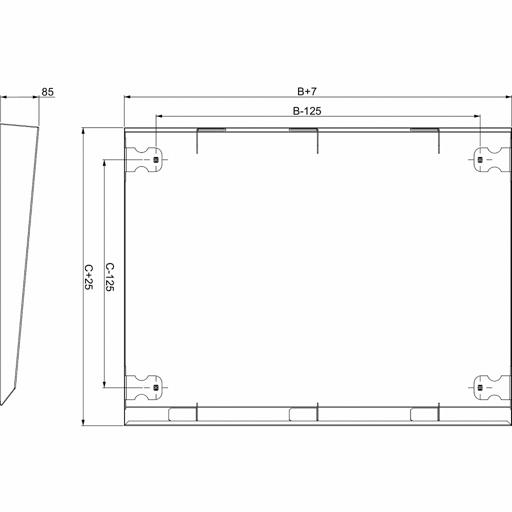 Pokrov Spacial SF/SM - 1200 x 400 mm