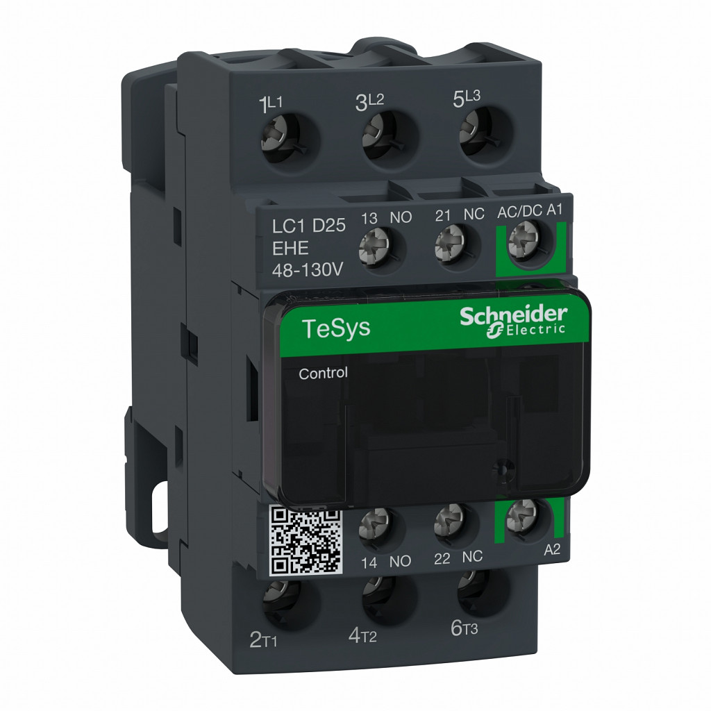 TeSys D kontaktor - 3P - 440 V - 25 A AC-3 - 48 do 130 V AC/DC tuljava