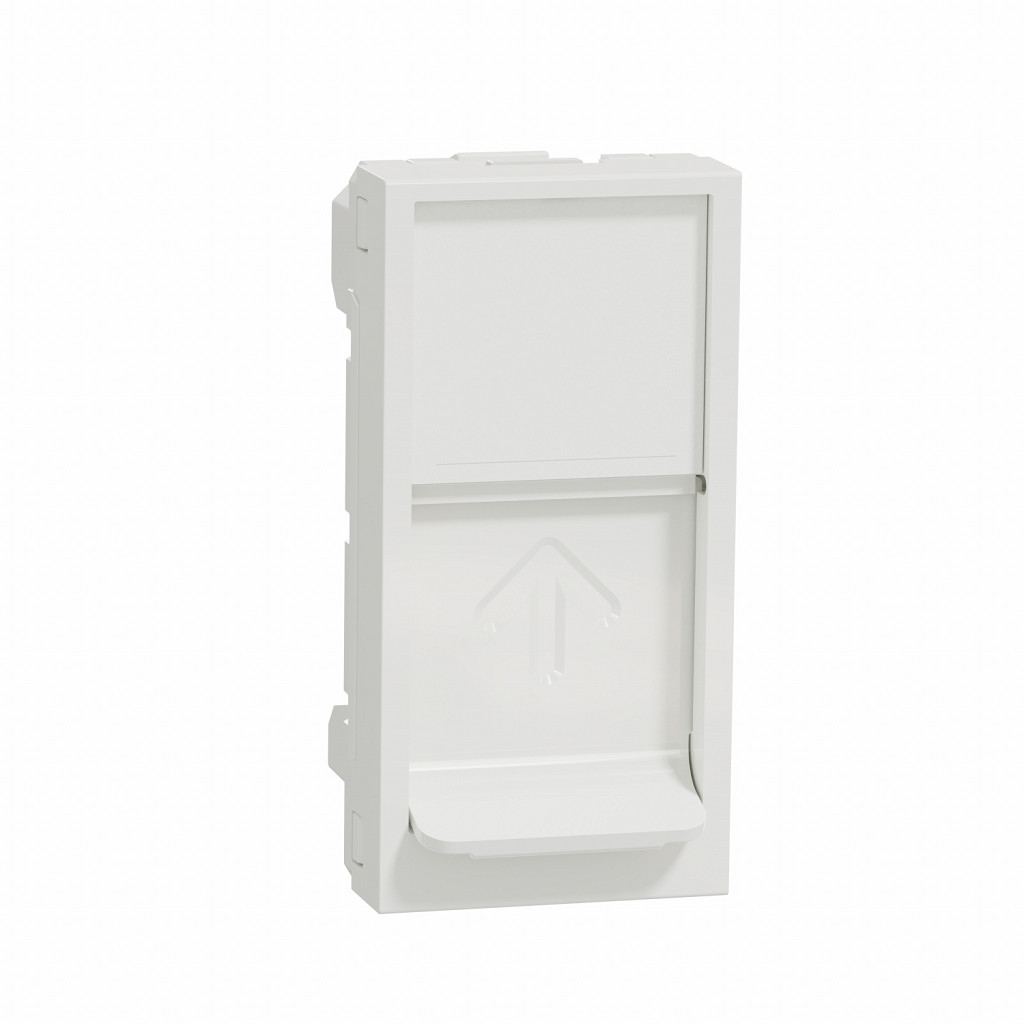 Unica, RJ45 pokrov za Keystone/Systimax, 1 modul, bela