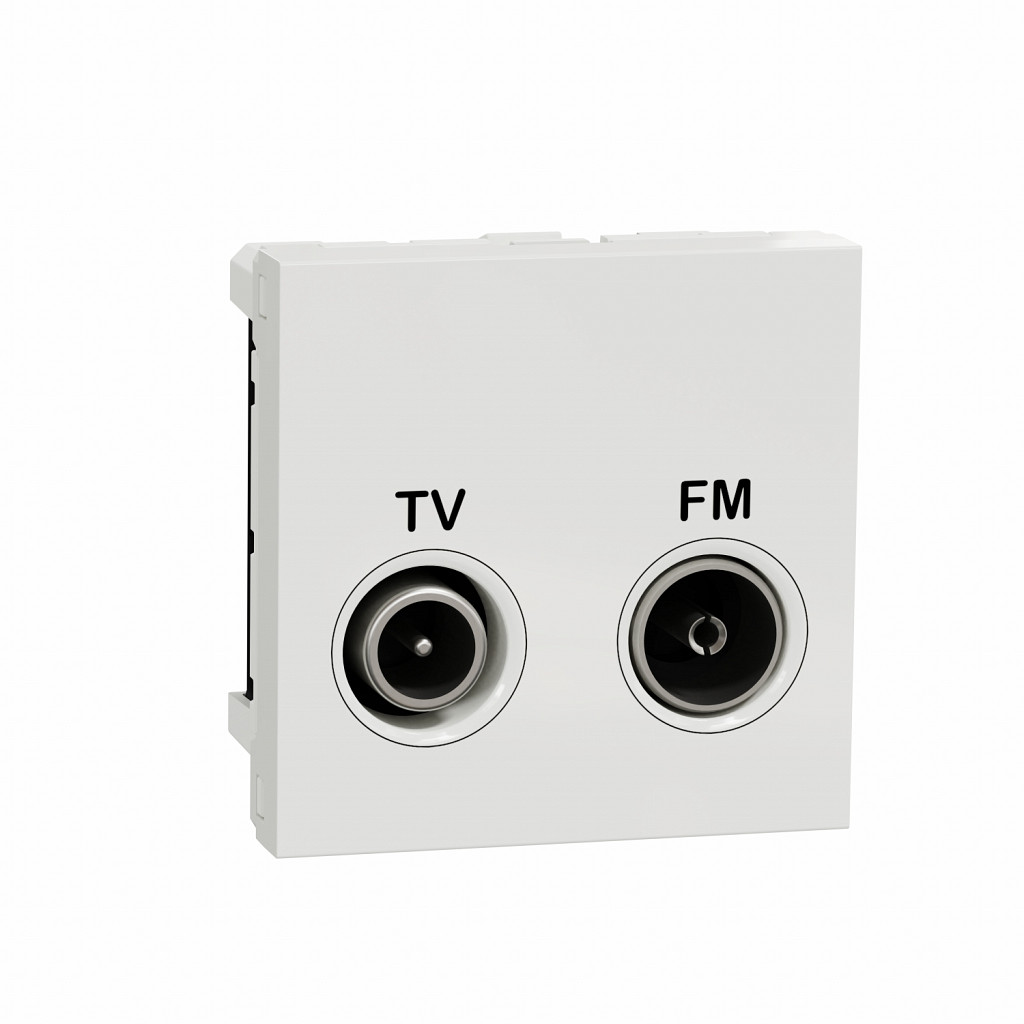 Unica - TV/FM - terminal - 2 m - bela