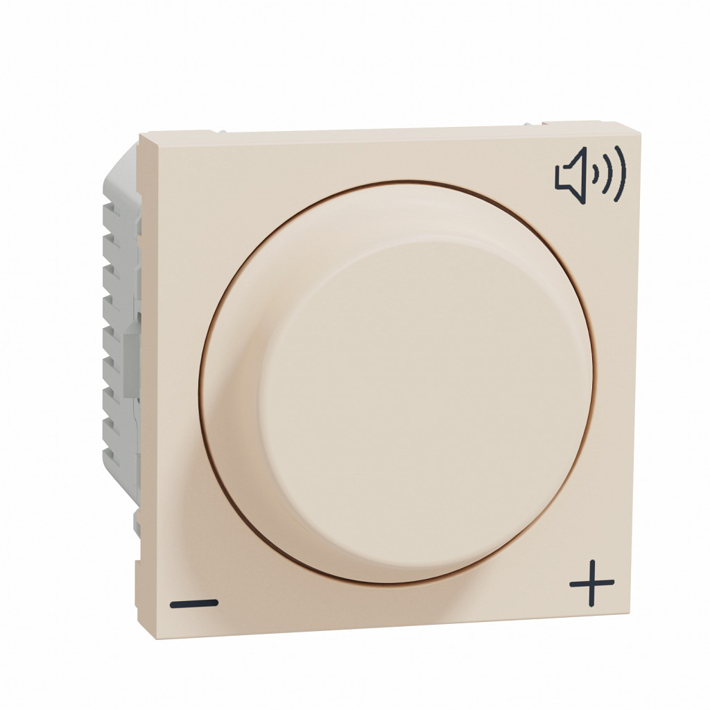 Volume control, New Unica, Beige