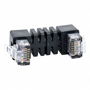 Mostič za vzporedno montažo TeSys T - 2 x RJ45 - 0,04 m