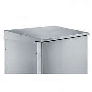 Nerjaveči pokrov 304L, obdelan s Scotch Brite®, za omare Š 1600 x G 600 mm