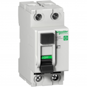 Residual current circuit breaker (RCCB), Multi9 GFP, 2P, 63A, A-SI type, 30mA