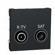 Unica - R-TV/SAT - individualen - 2 m - antracit