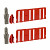 AD:Safety shutters + locking blocks - for MTZ2/NW - 3P spare part