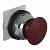 Push button head, Harmony 9001K, metal, metal mushroom 40mm, red, 30mm, 2 positions, push-pull